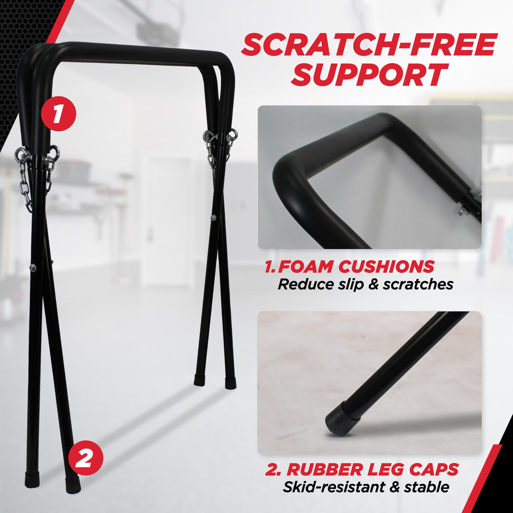 Heavy Duty Folding Stand, 32"-42" Adjustable Height C653
