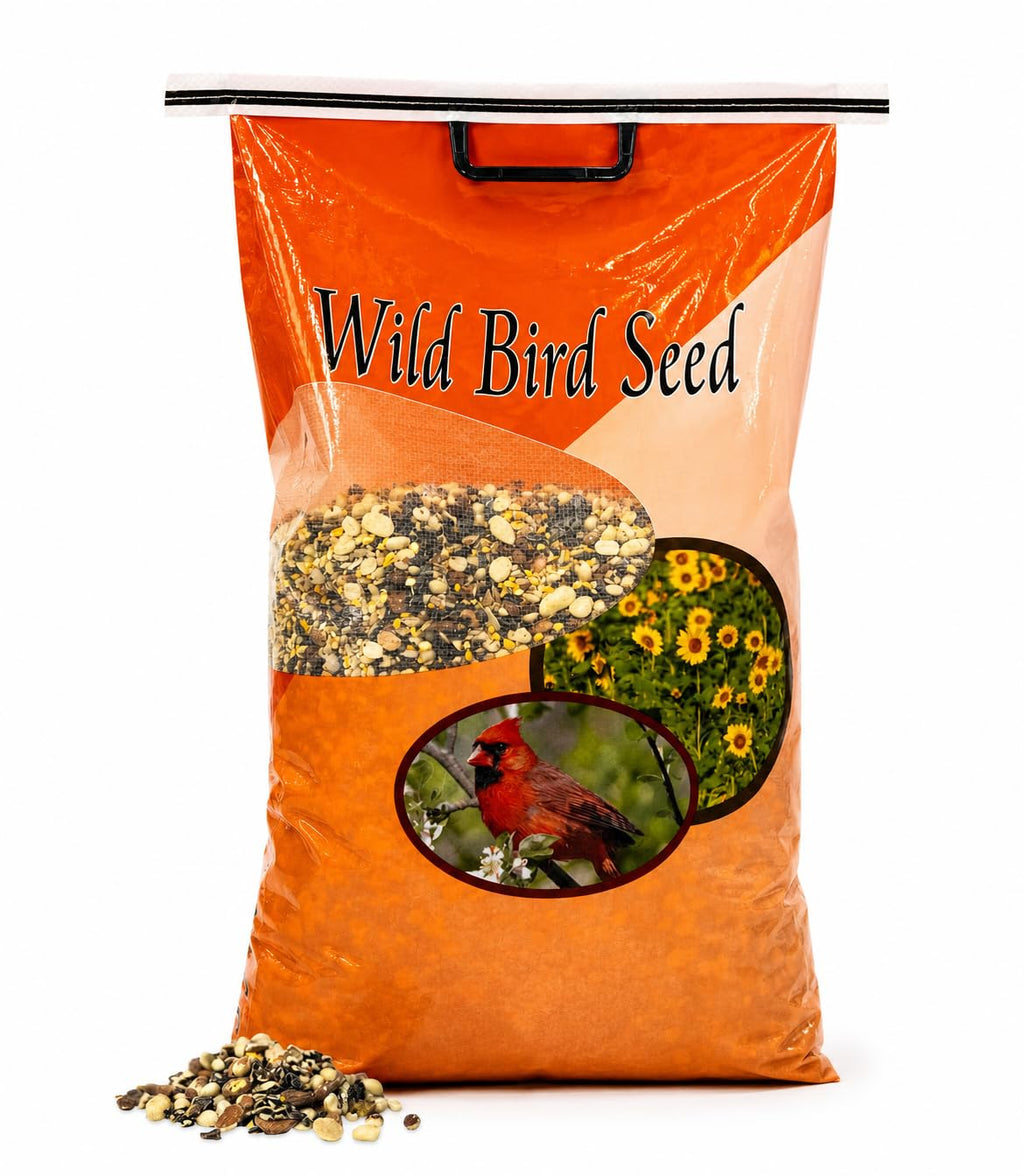 Bird Seed, 20 lb, Nut & Sunflower Seed Blend O842