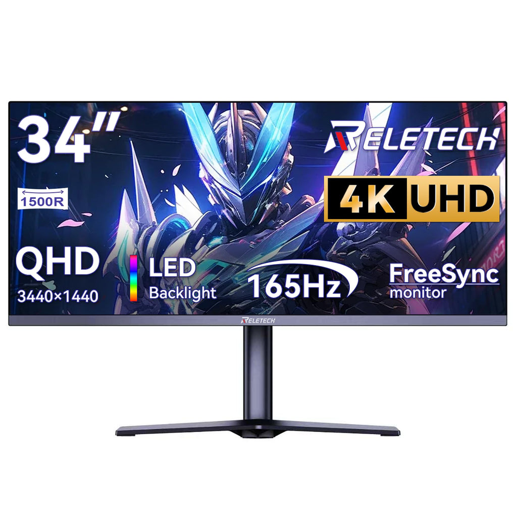 34 Inch Curved Ultrawide Gaming Monitor 21:9 WQHD 165Hz X67287