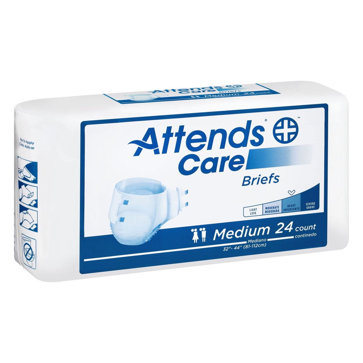 Adult Incontinence Briefs Medium Heavy Absorbency 96ct Case X38710