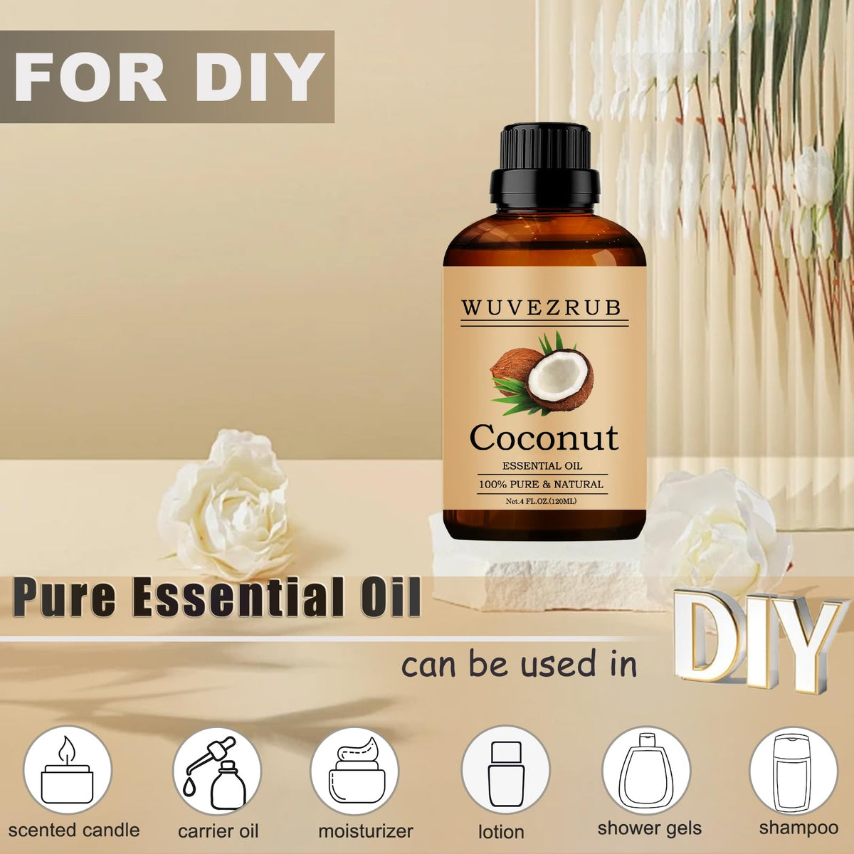Coconut Essential Oil 120ml P9868
