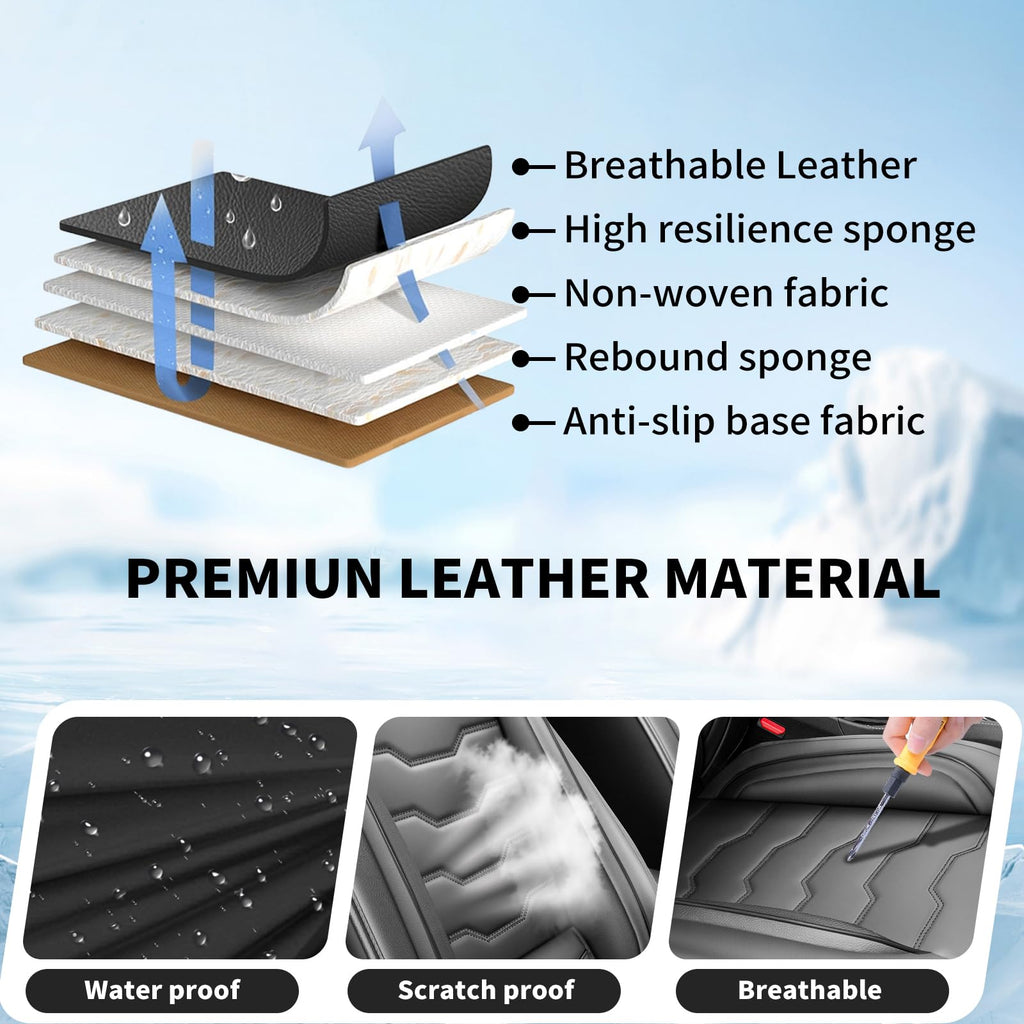 Black Car Seat Covers P93964