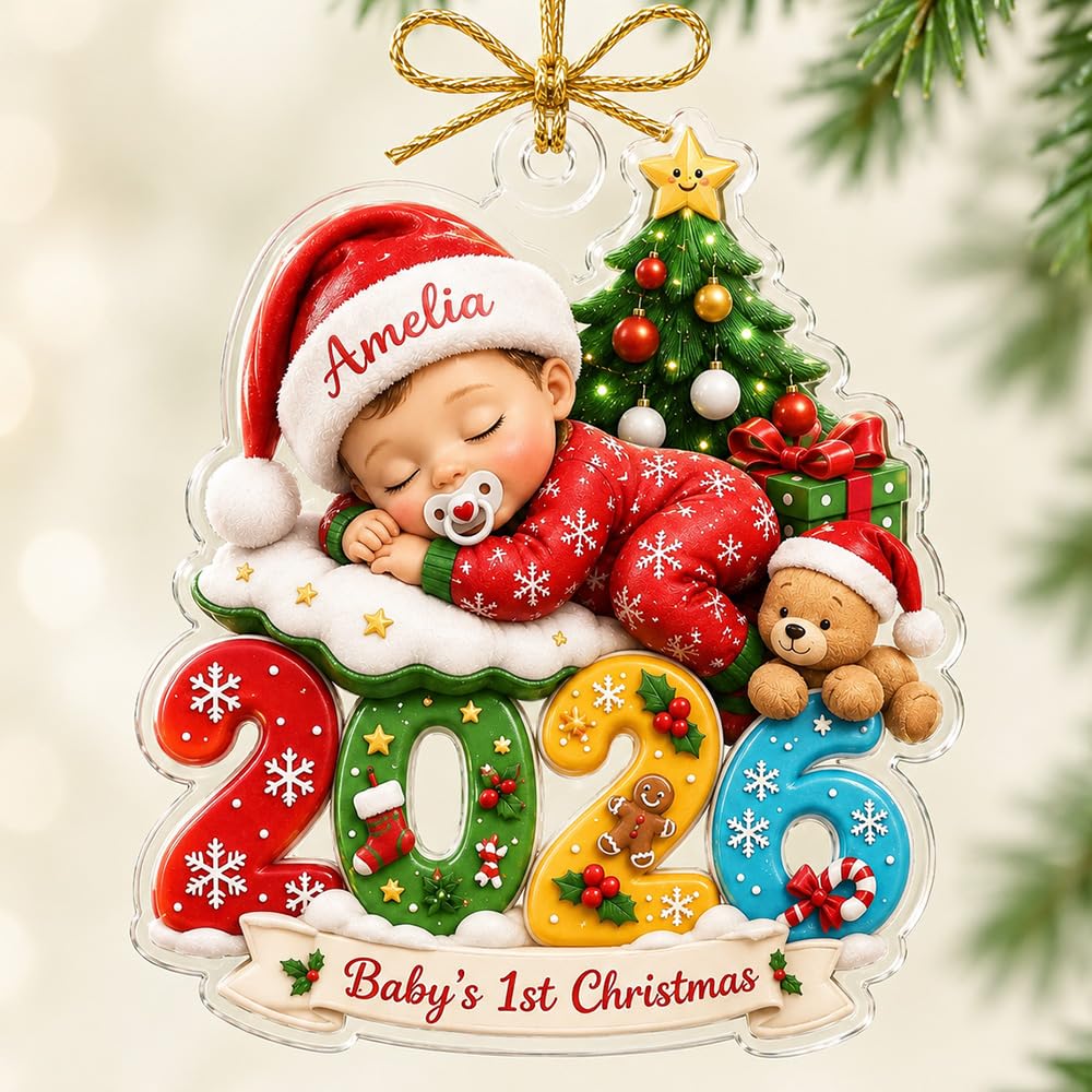 Baby First Christmas Ornament 2026 Y24723