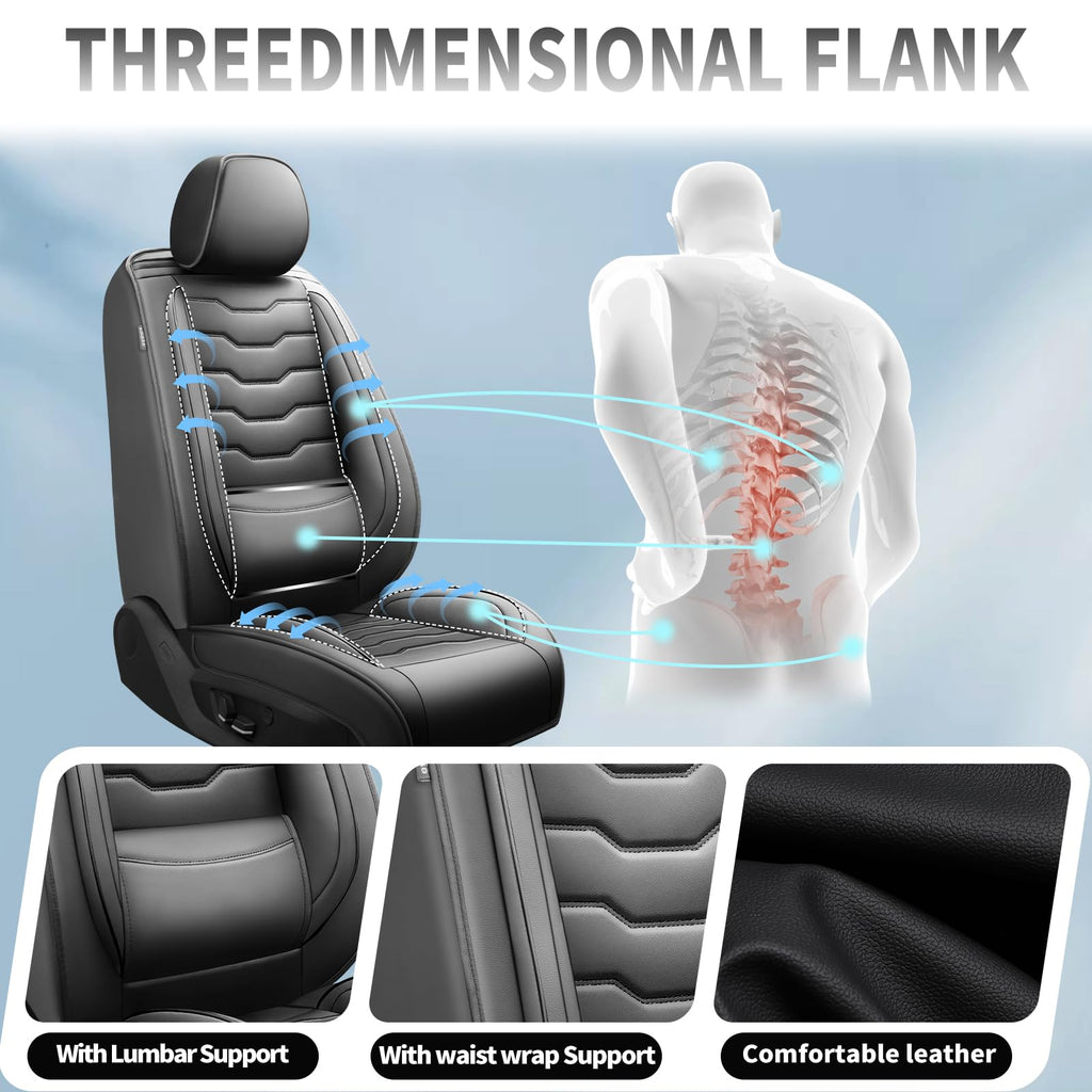 Black Car Seat Covers P93964