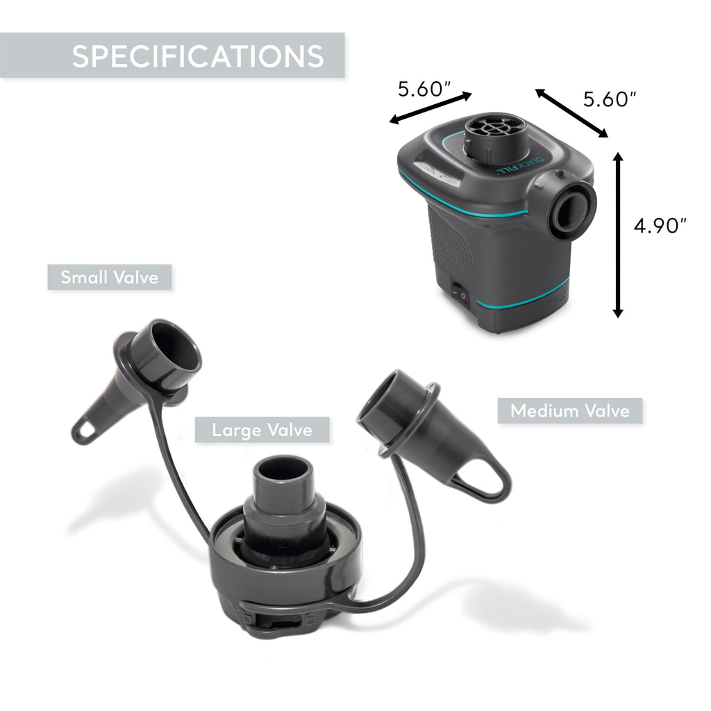 Blue 5-Person Floating with Electric Air Pump F199