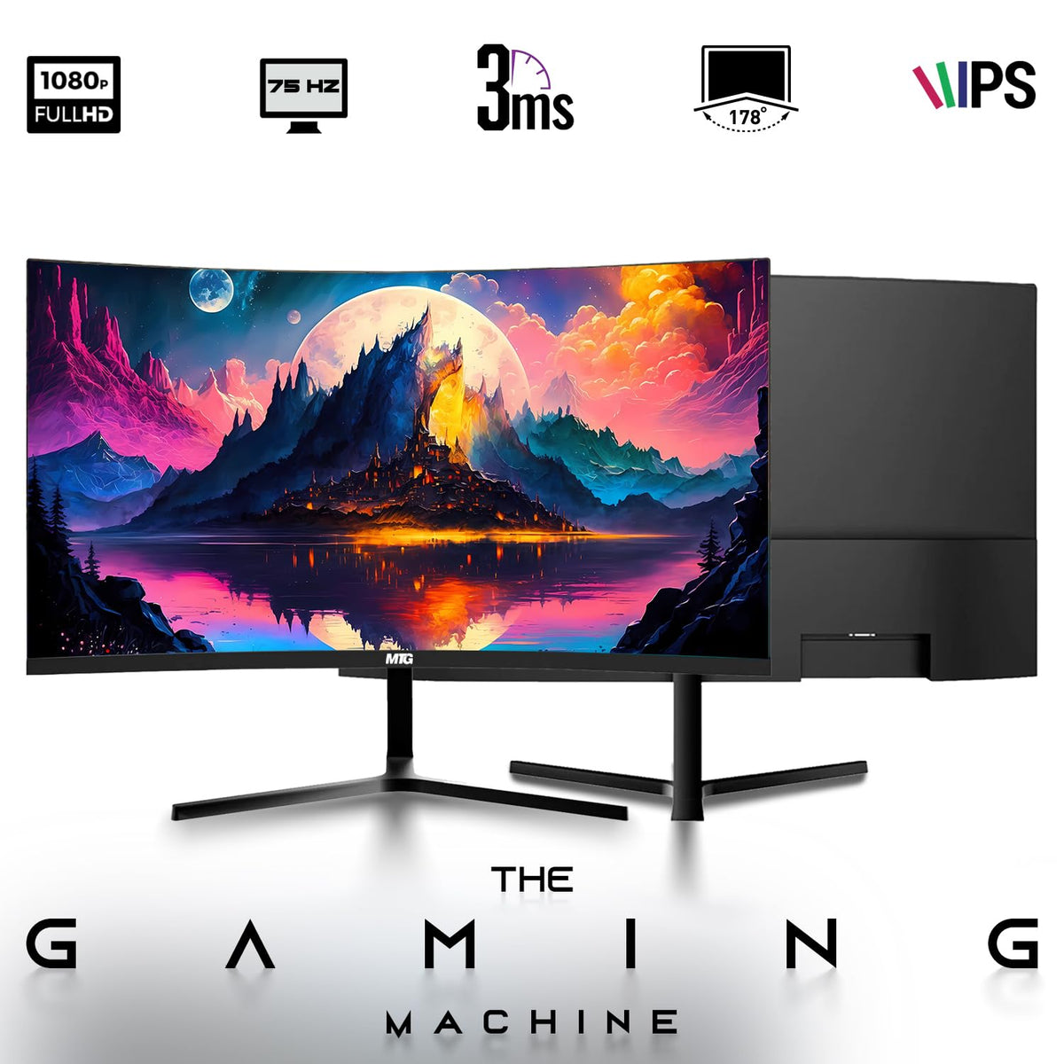 Gaming Tower PC, i5 8th Gen, 16GB RAM, 1TB Nvme E9382