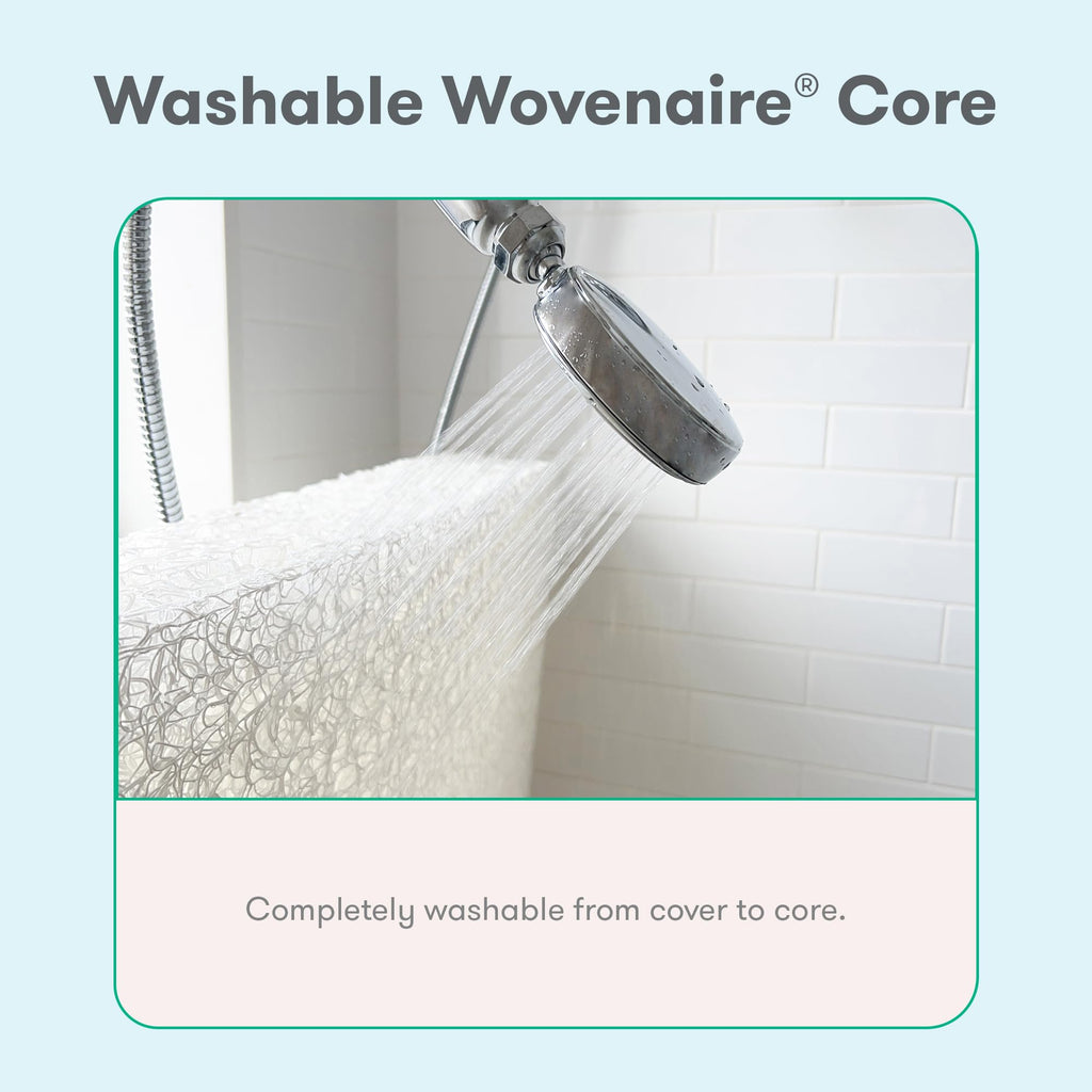 Grey Breathable Washable Crib Mattress & Toddler Bed P374