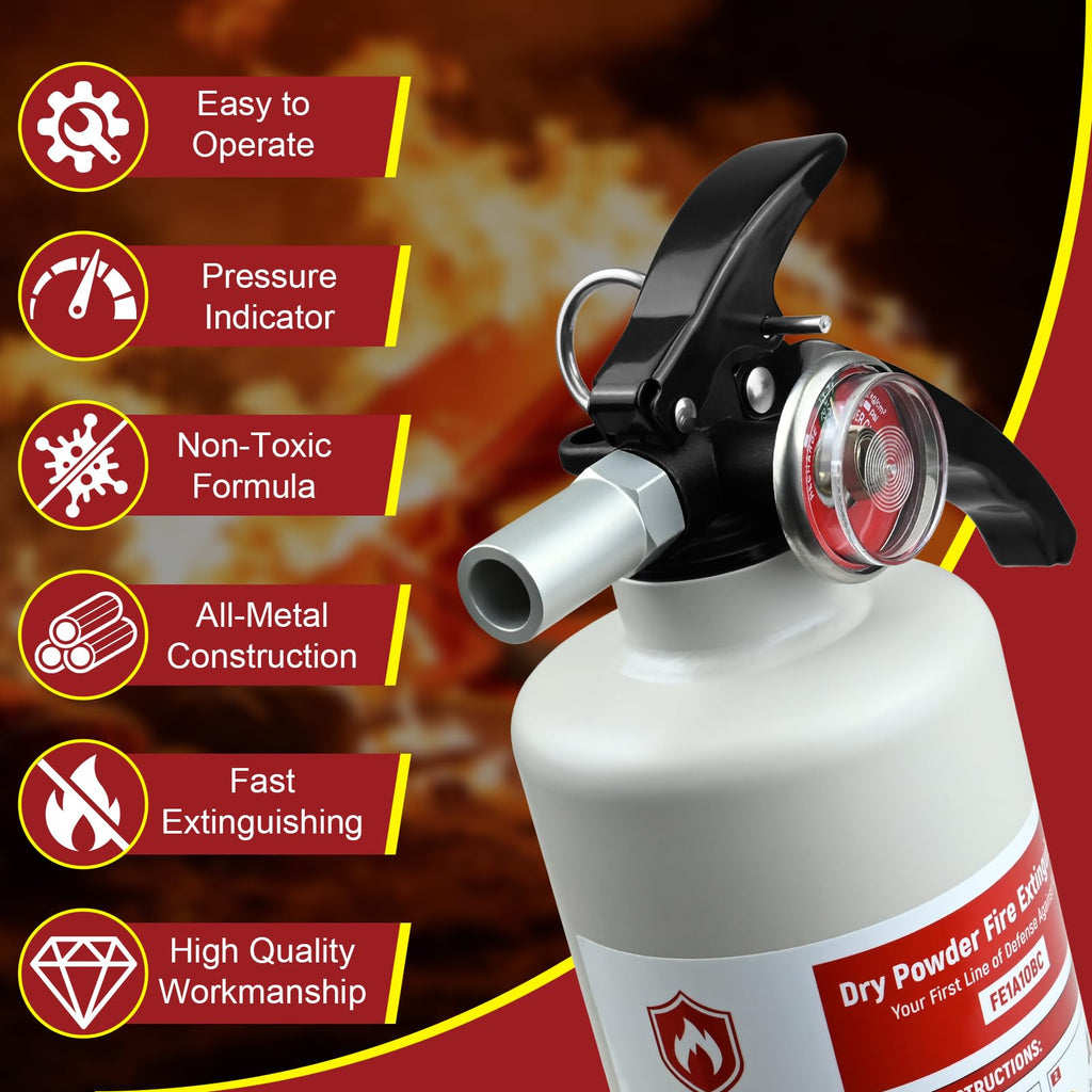 2 Pack 2.5lb ABC Fire Extinguishers L30464
