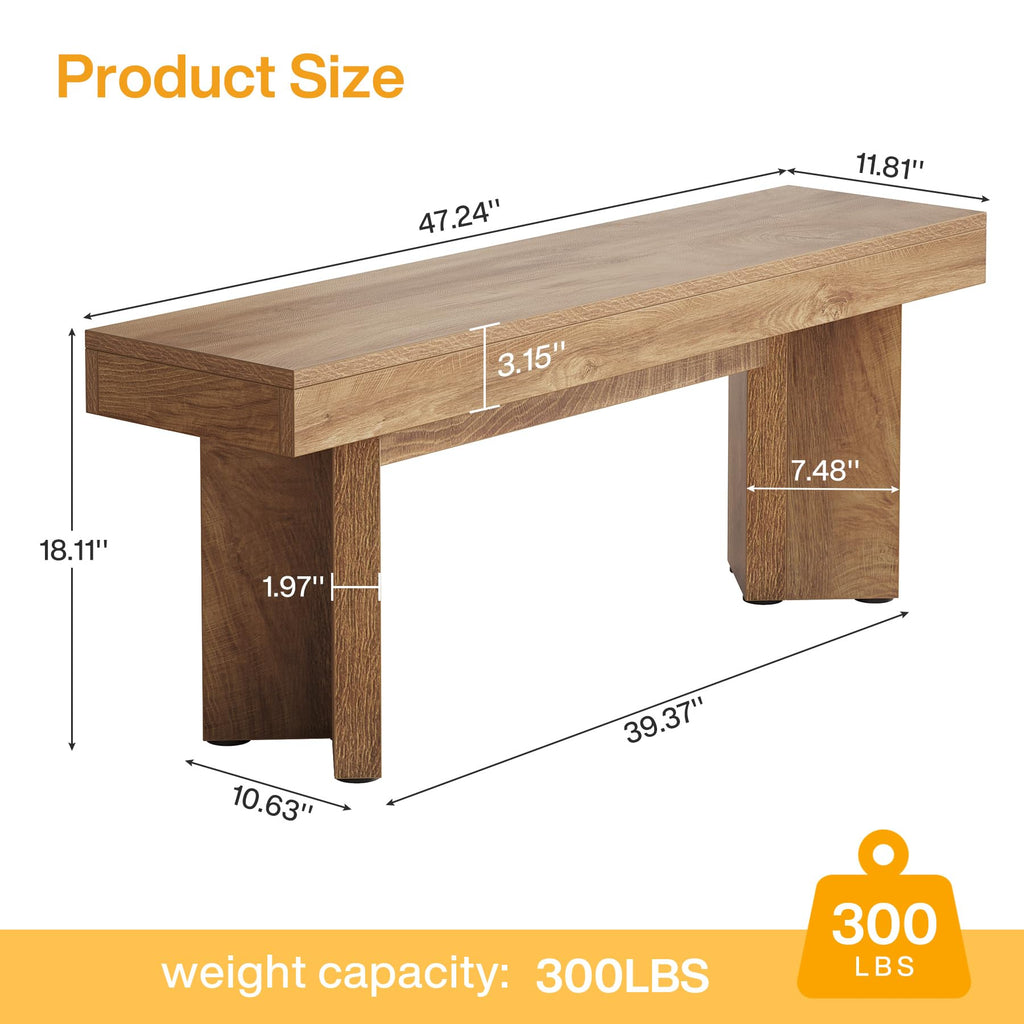 47" Wooden Bench U137533