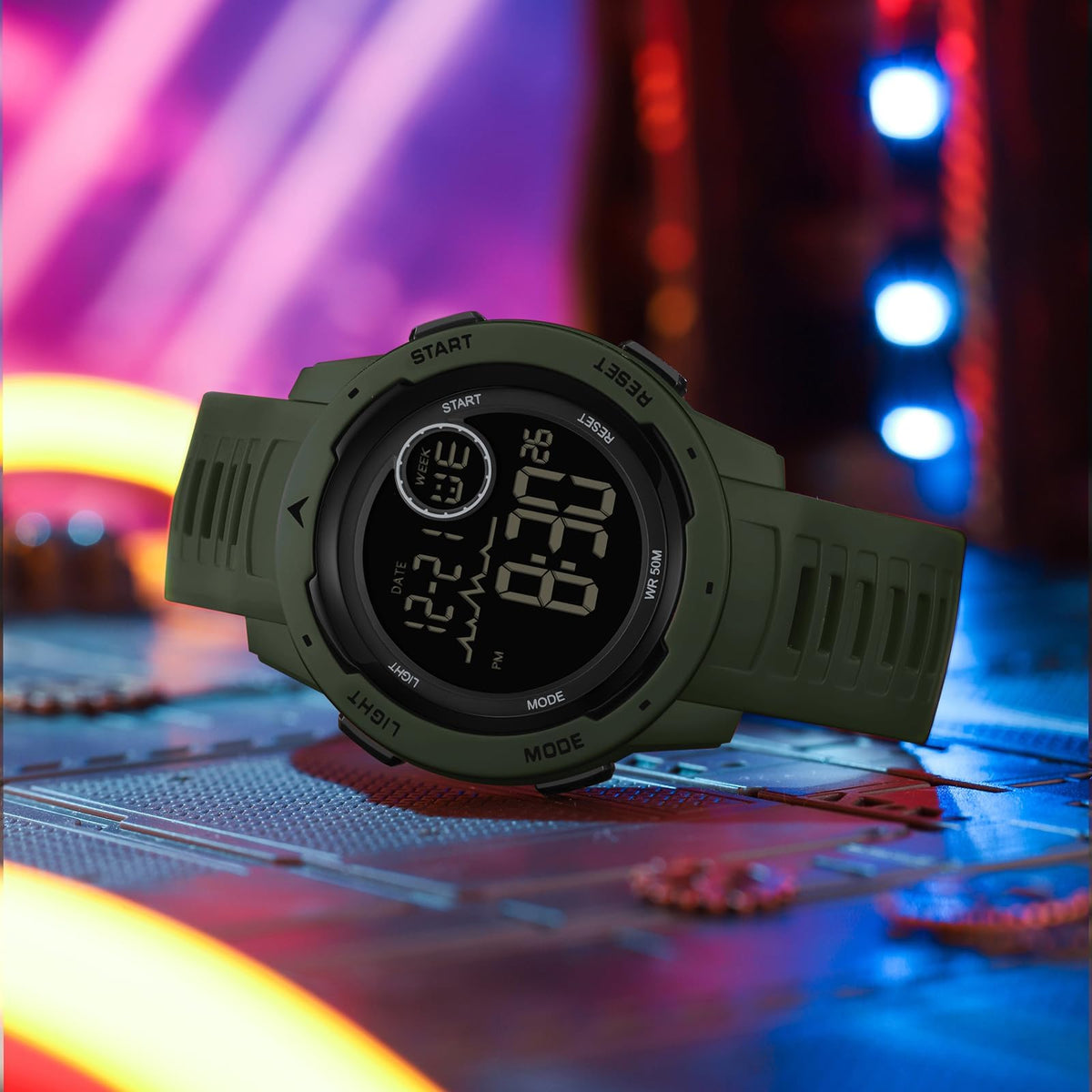 Men's Digital Waterproof Sports Watch A995445