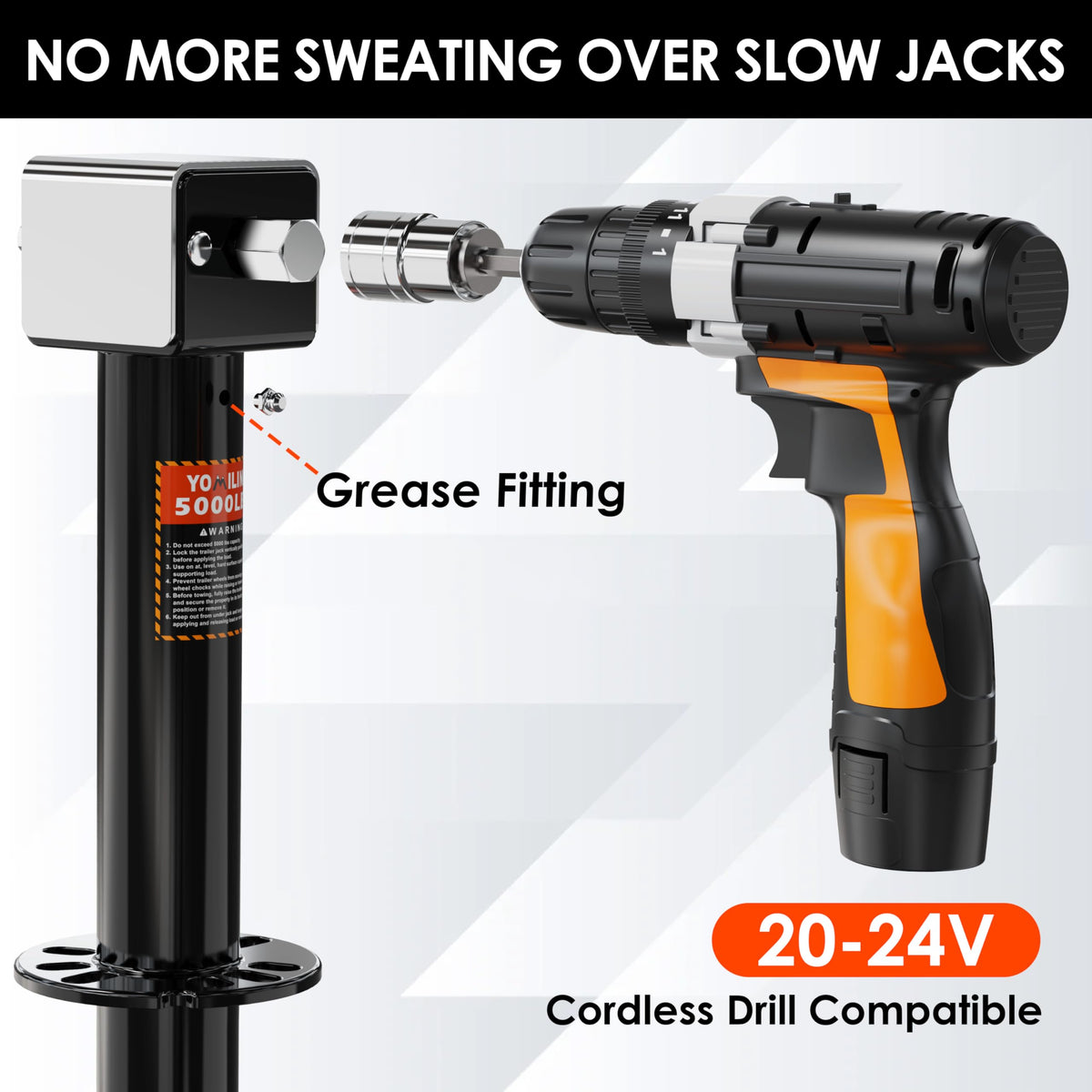 5000 lbs Trailer Jack L4026