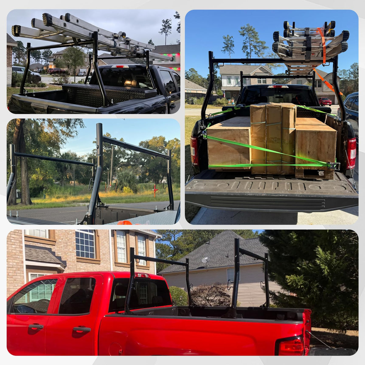 Truck Bed Ladder Racks, 800 lbs Capacity D10521
