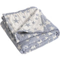 Blue Muslin Toddler Blanket T17385