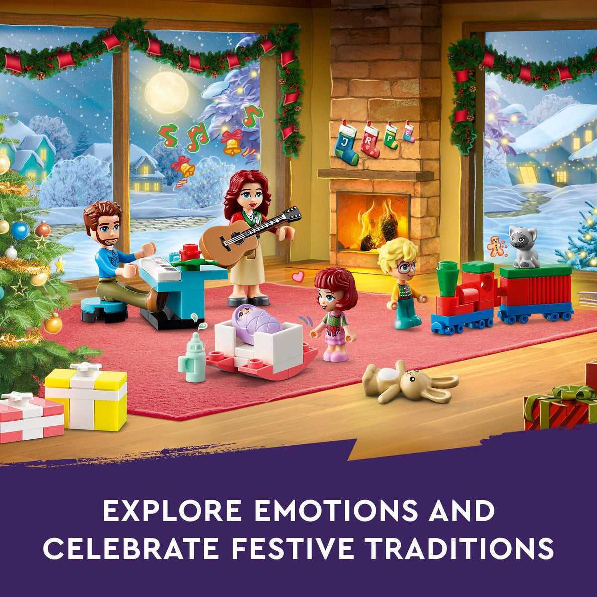 Advent Calendar with 5 Minifigures S7813