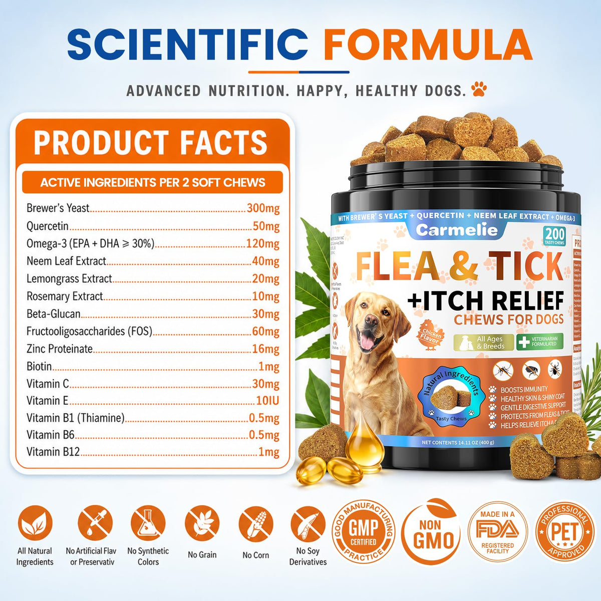 Flea and Tick Chews A8934