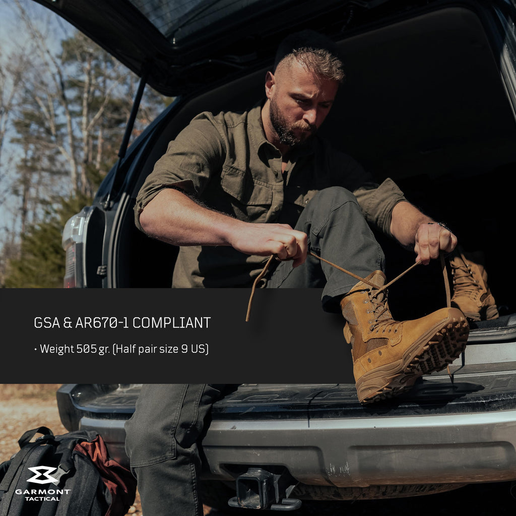 Suede Combat Boots F9651