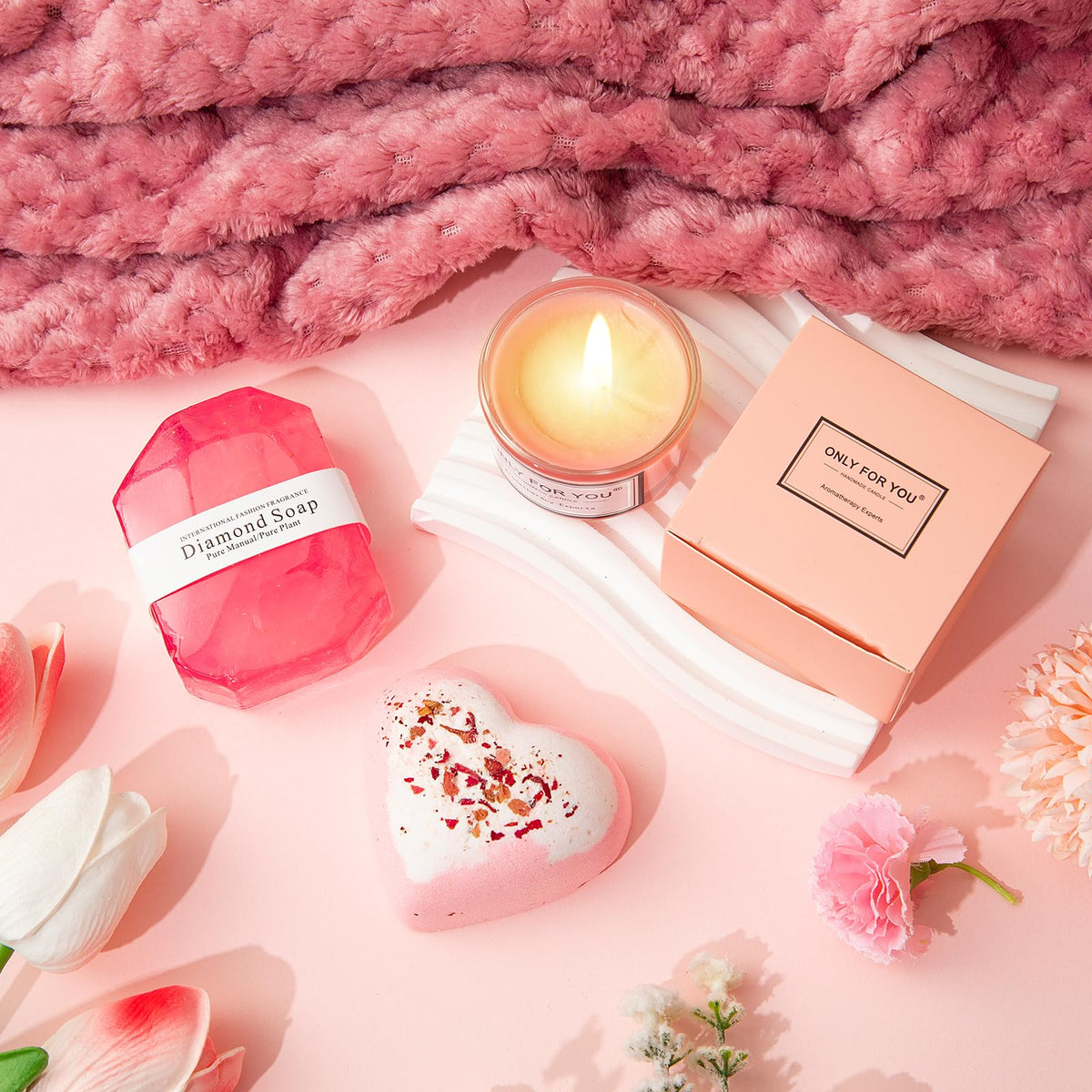 Self Care Gift Set with Blanket N280