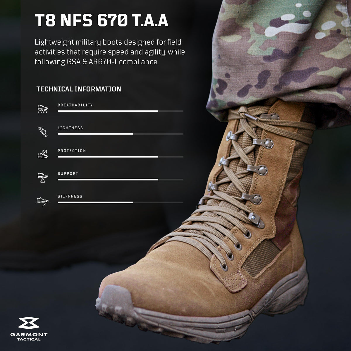 Suede Combat Boots F9651
