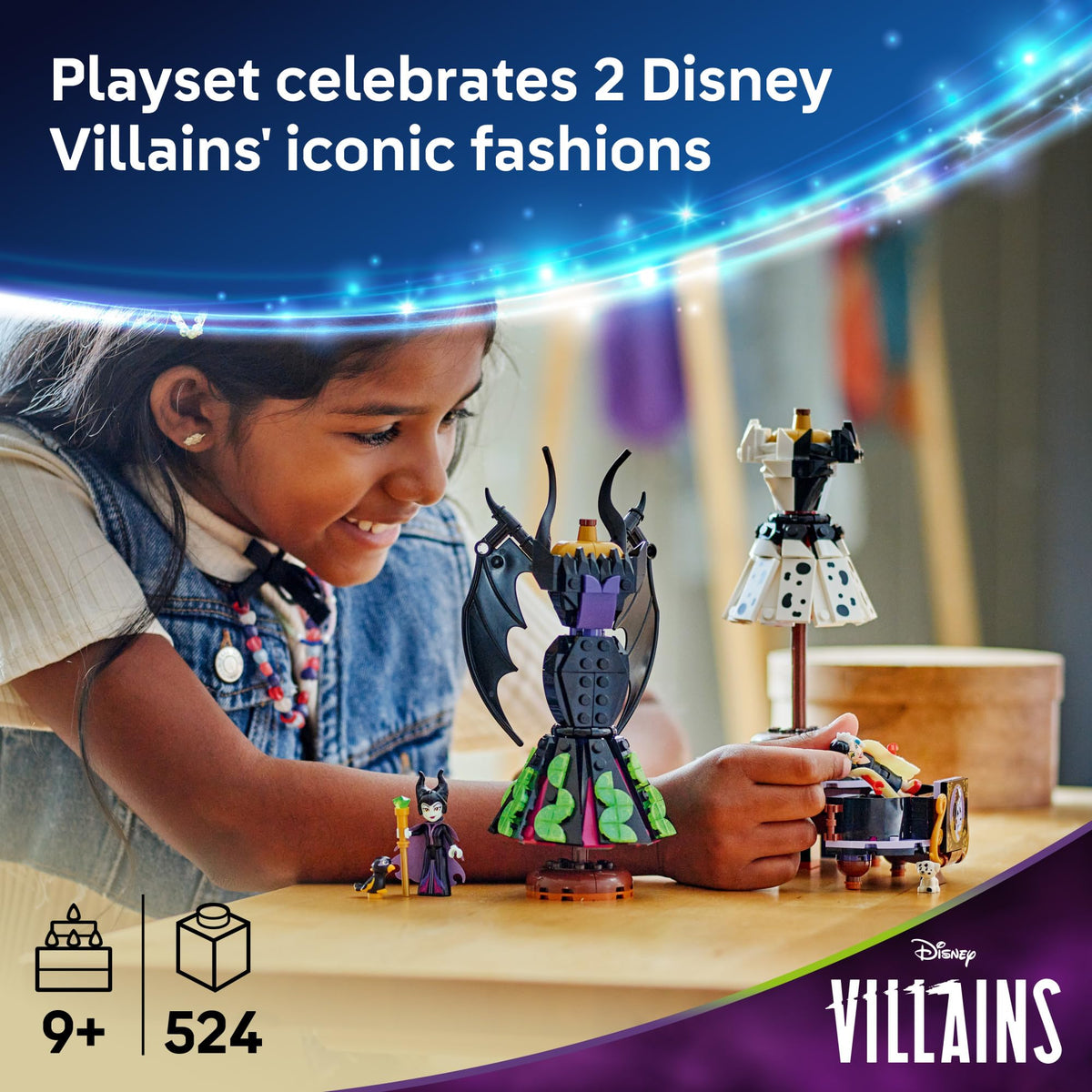 Disney Villains Dresses Building Toy C943