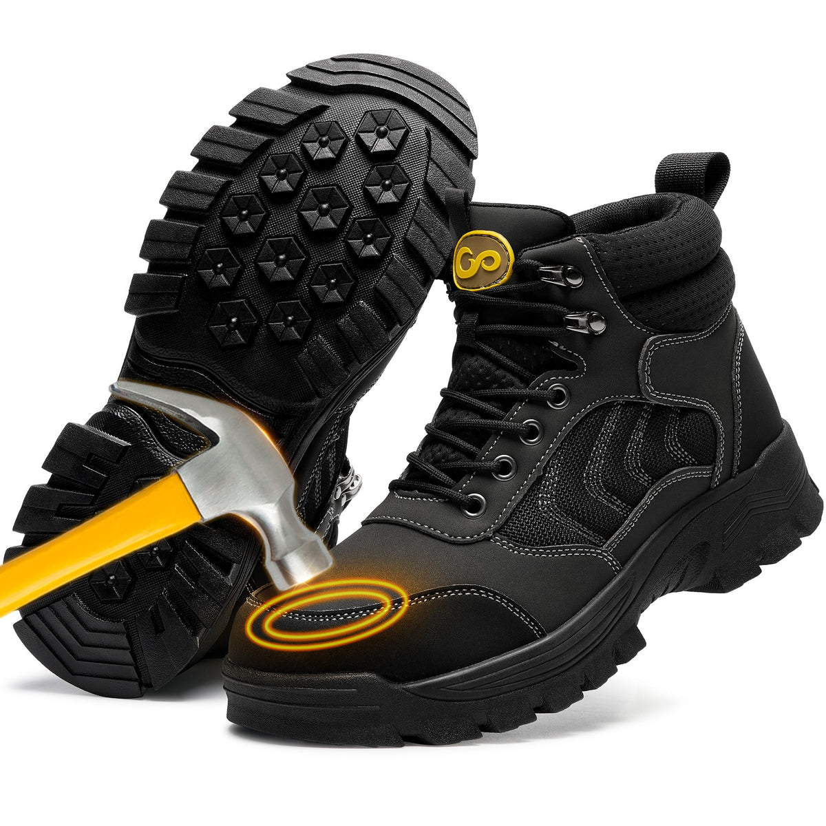 Steel Toe Waterproof Work Boots Z6089