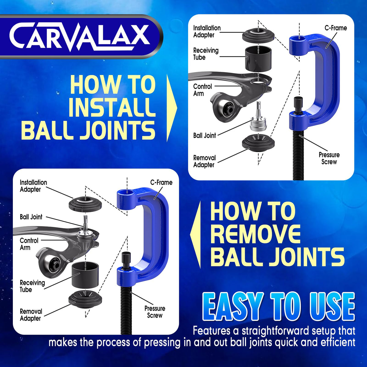 10-Piece Ball Joint Press Kit S49244