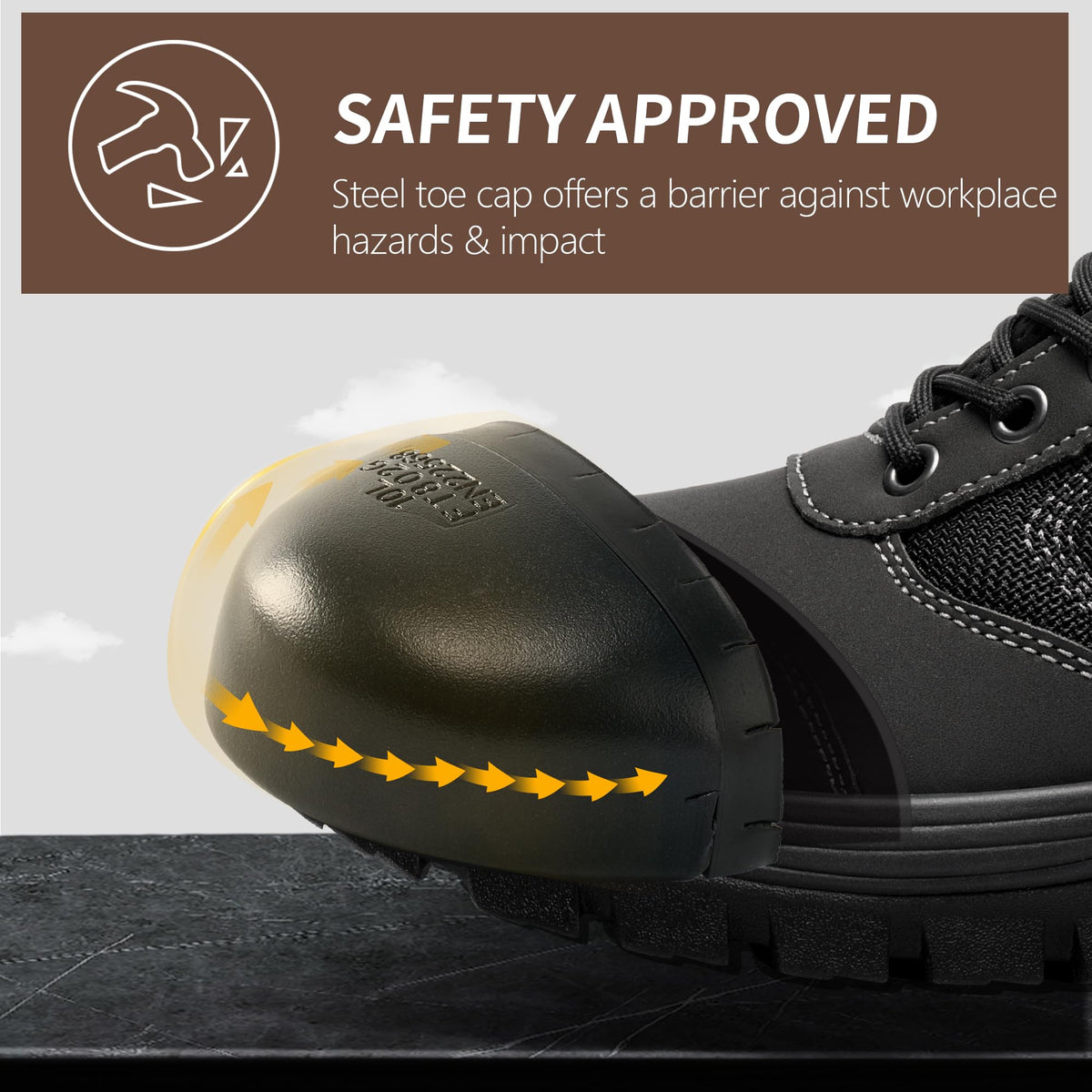 Steel Toe Waterproof Work Boots Z6089