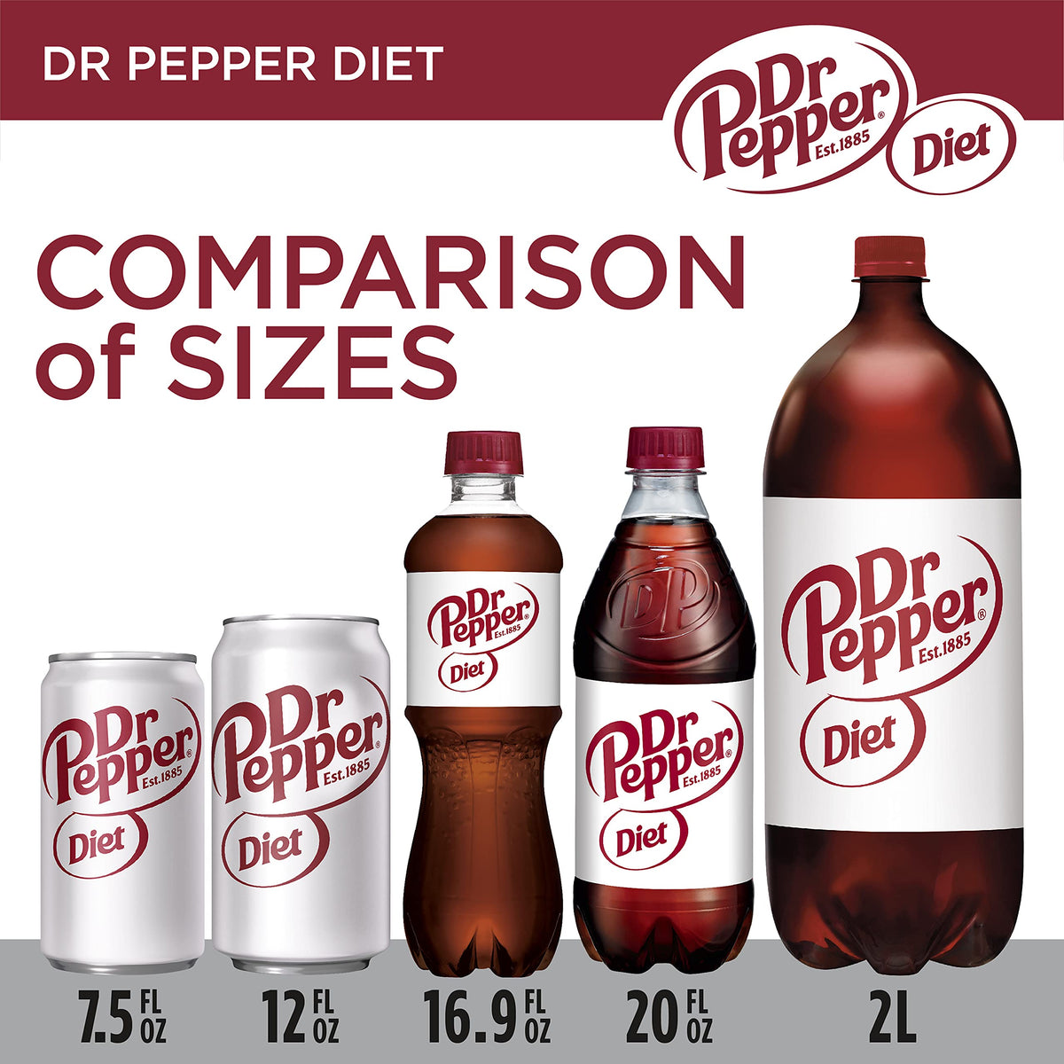 Diet Dr Pepper Soda 7.5 fl oz 8 pack V4962