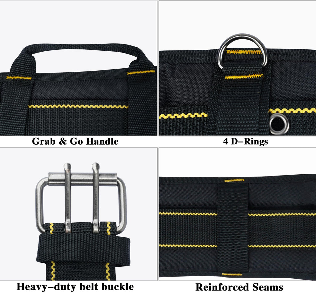 Padded Heavy Duty Work Belt with D Ring T2615