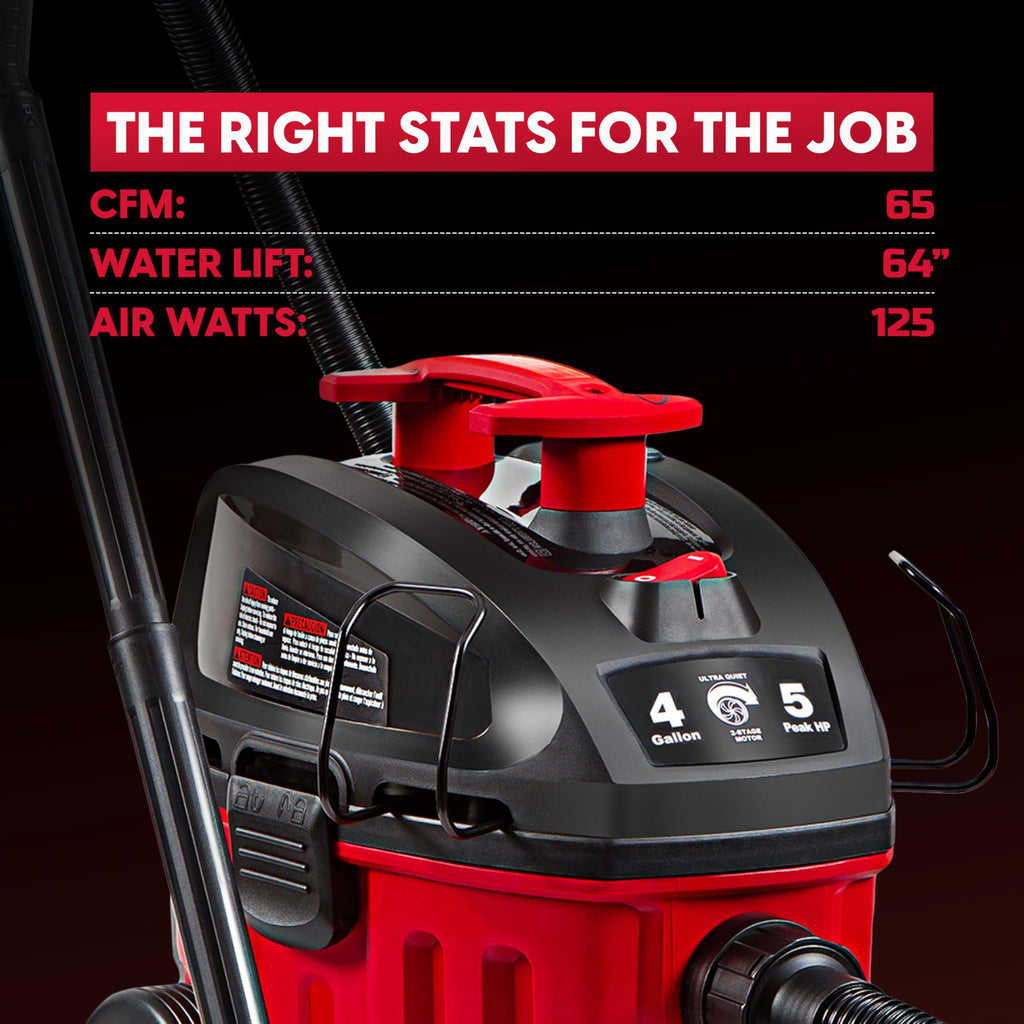 4-Gal Compact Wet/Dry Vacuum H9129