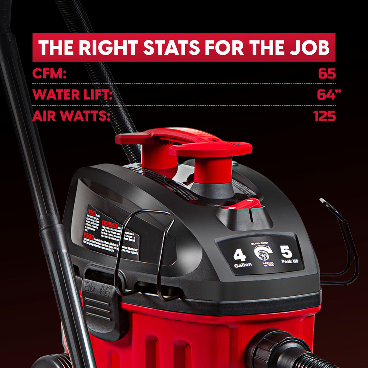 4-Gal Compact Wet/Dry Vacuum H9129