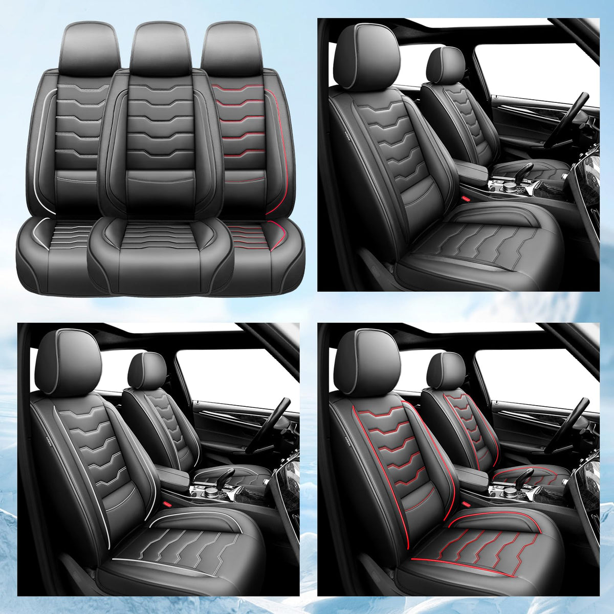 Black Car Seat Covers P93964