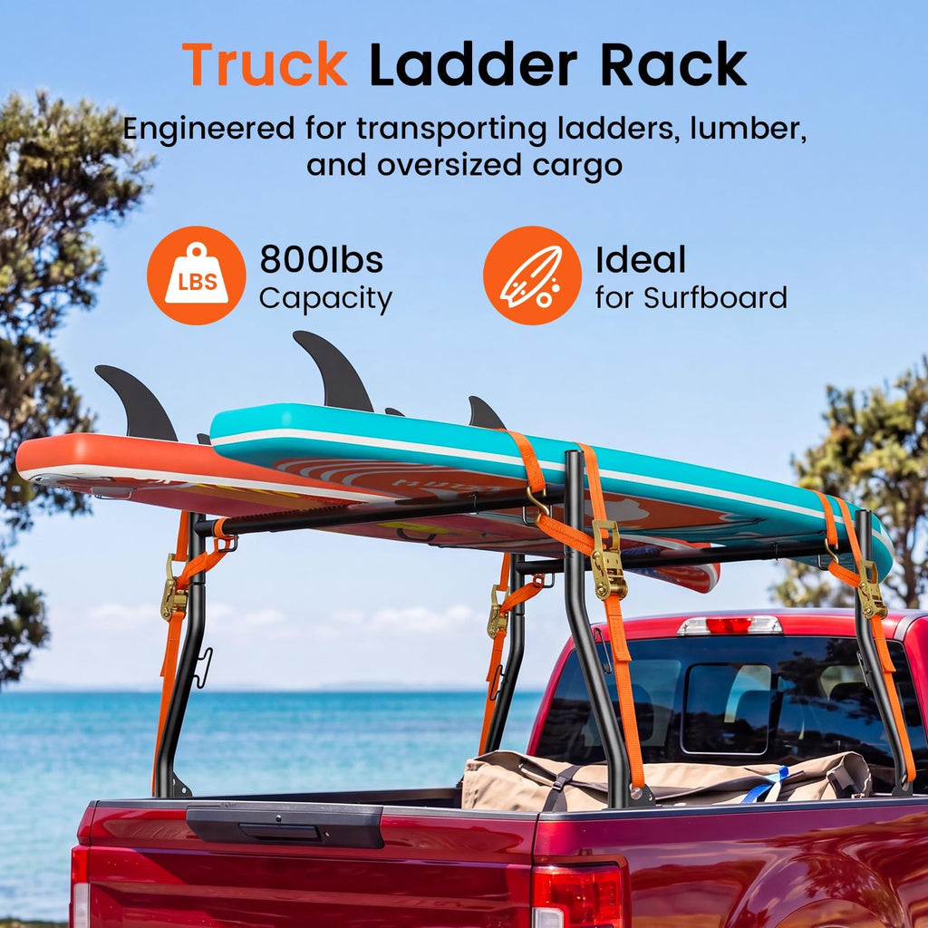 Truck Bed Ladder Racks, 800 lbs Capacity D10521