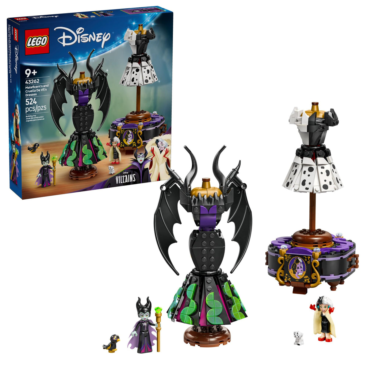 Disney Villains Dresses Building Toy C943