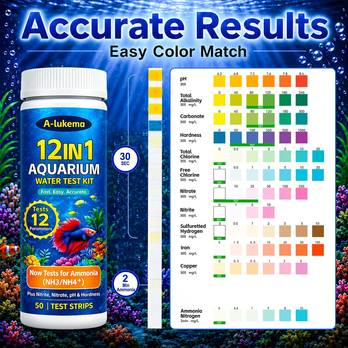Aquarium Test Strips 50ct I730096
