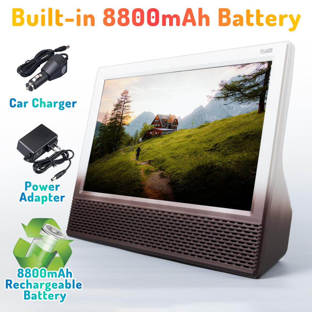 14'' Portable TV with Antenna, 8800mAh Rechargeable Battery B313203