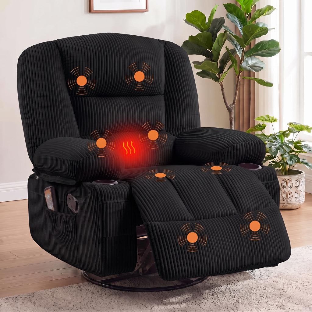 Oversized Swivel Rocker Recliner Chair E450961