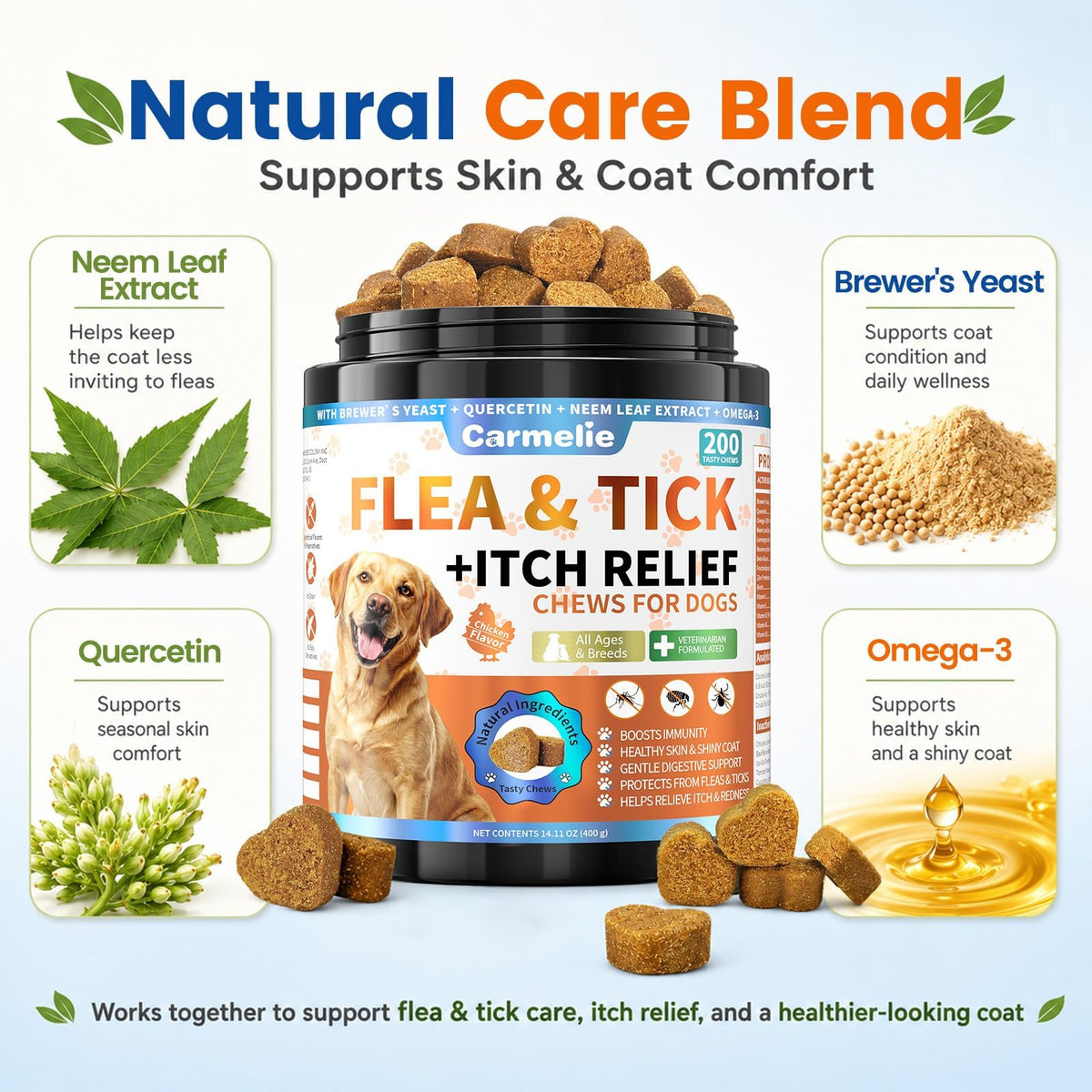 Flea and Tick Chews A8934