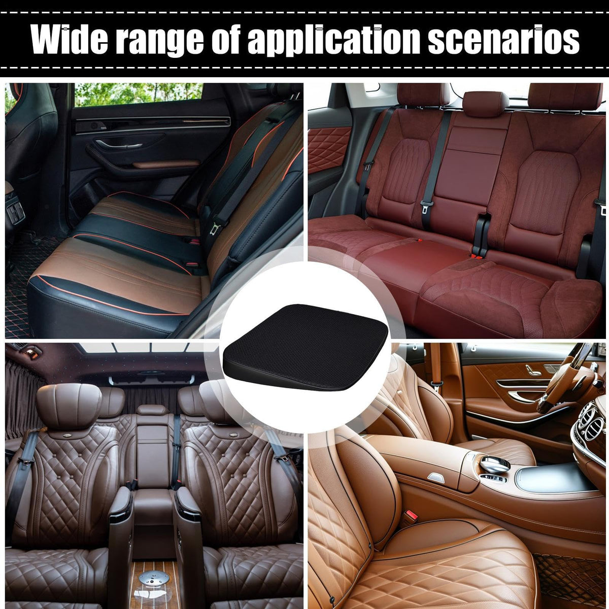 Adjustable Ergonomic Non-Slip Car Booster Seat M462