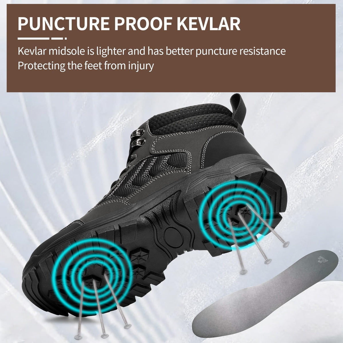 Steel Toe Waterproof Work Boots Z6089