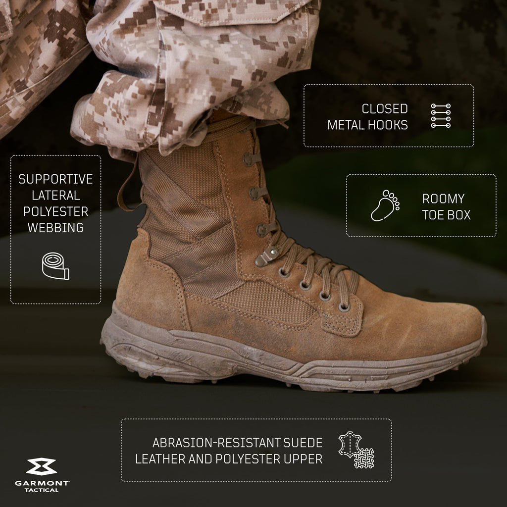 Suede Combat Boots F9651