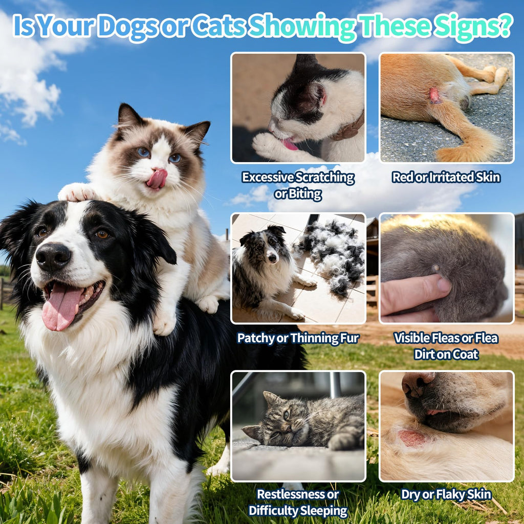 Natural Oral Flea and Tick Drops with Multivitamin for Pets N294341