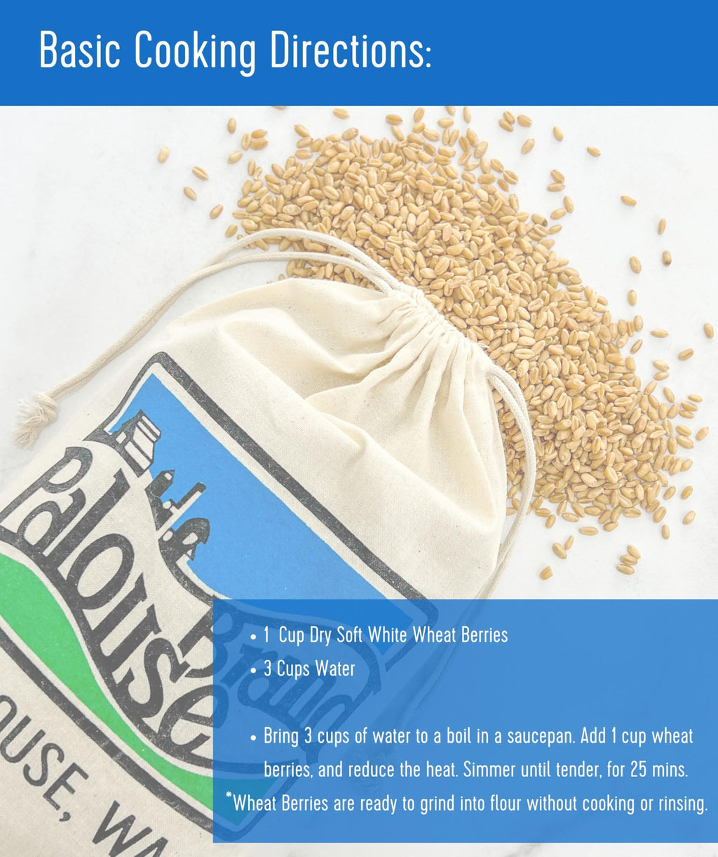 Soft White Wheat Berries 25 LBS L130