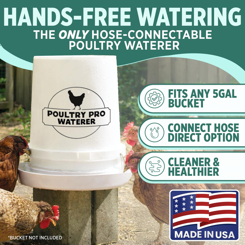Chicken Waterer for 5 Gallon Bucket G752