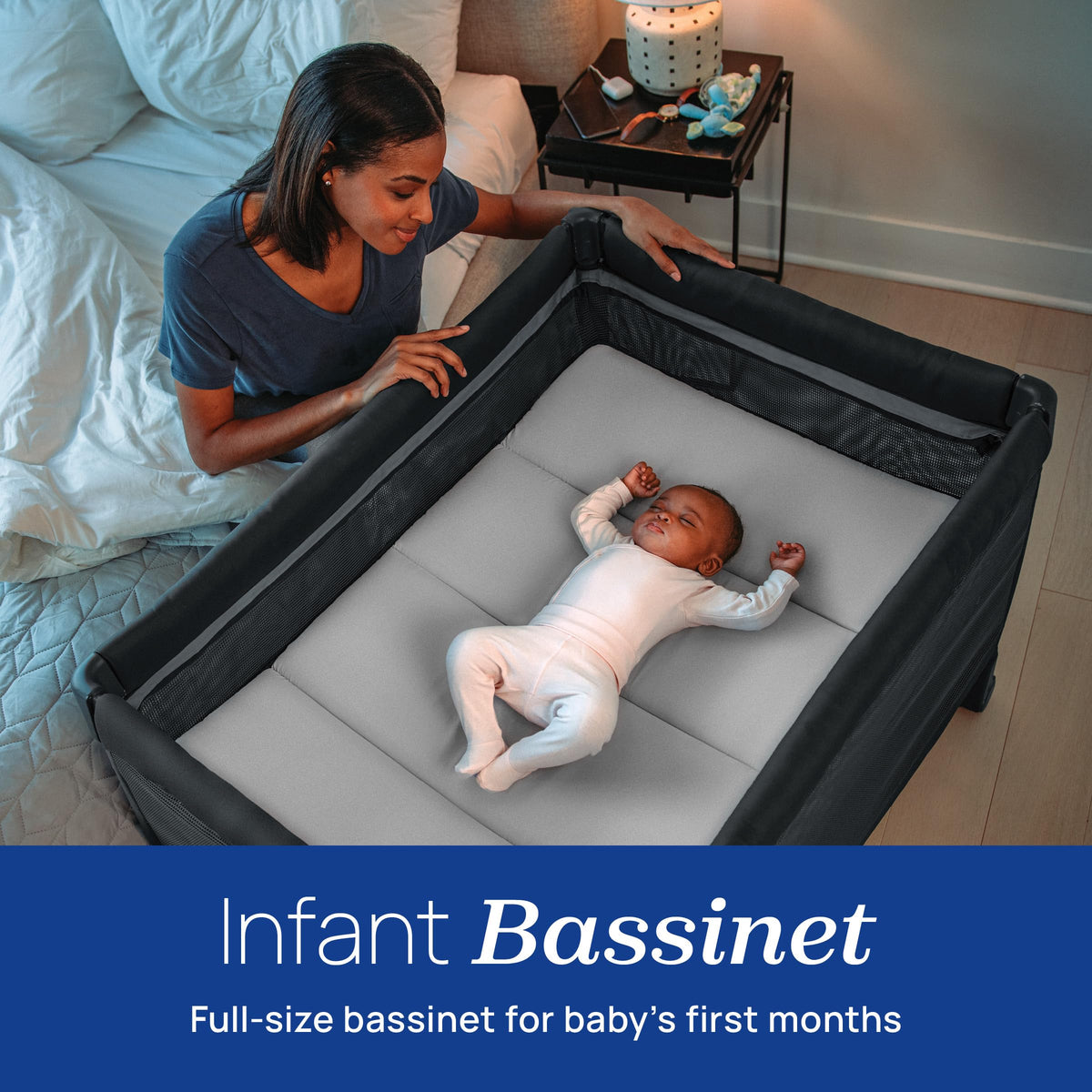 Instant Setup Playard with Bassinet and Carry Bag O17580