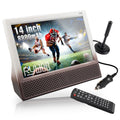 14'' Portable TV with Antenna, 8800mAh Rechargeable Battery B313203