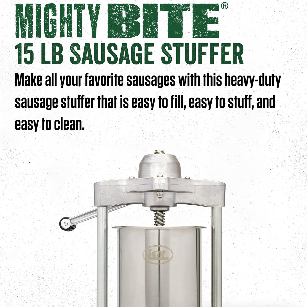 15 lb Stainless Steel Vertical Sausage Stuffer N99750