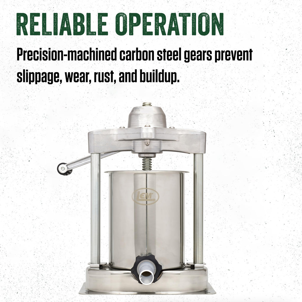 15 lb Stainless Steel Vertical Sausage Stuffer N99750