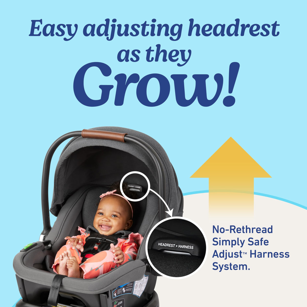 Infant Car Seat, Lightweight, Reclining Rear Facing Q187350
