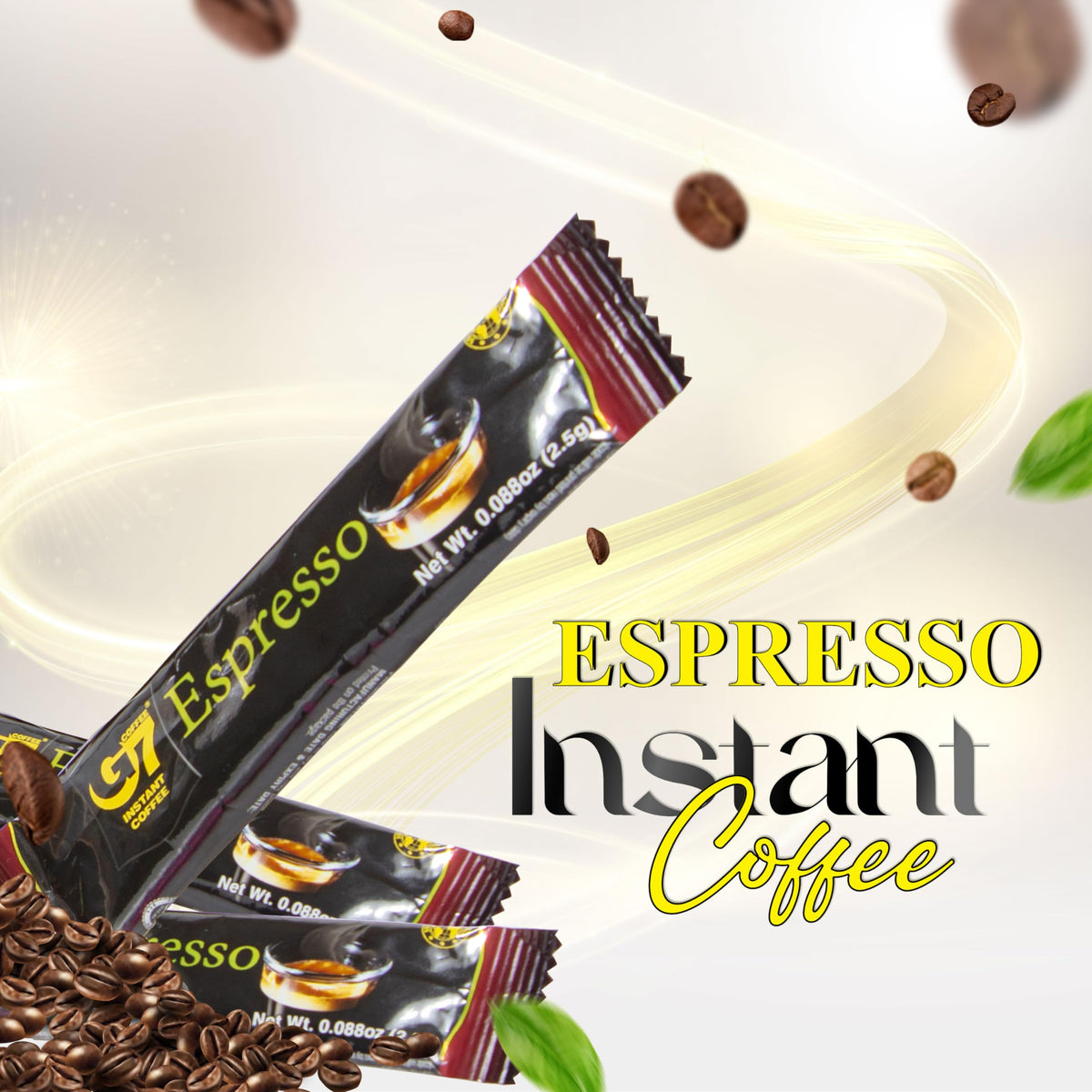 Pure Black and Espresso Instant Coffee J139363