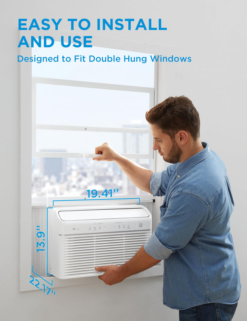 12,000 BTU Smart Inverter Air Conditioner with Heat and Dehumidifier S88607
